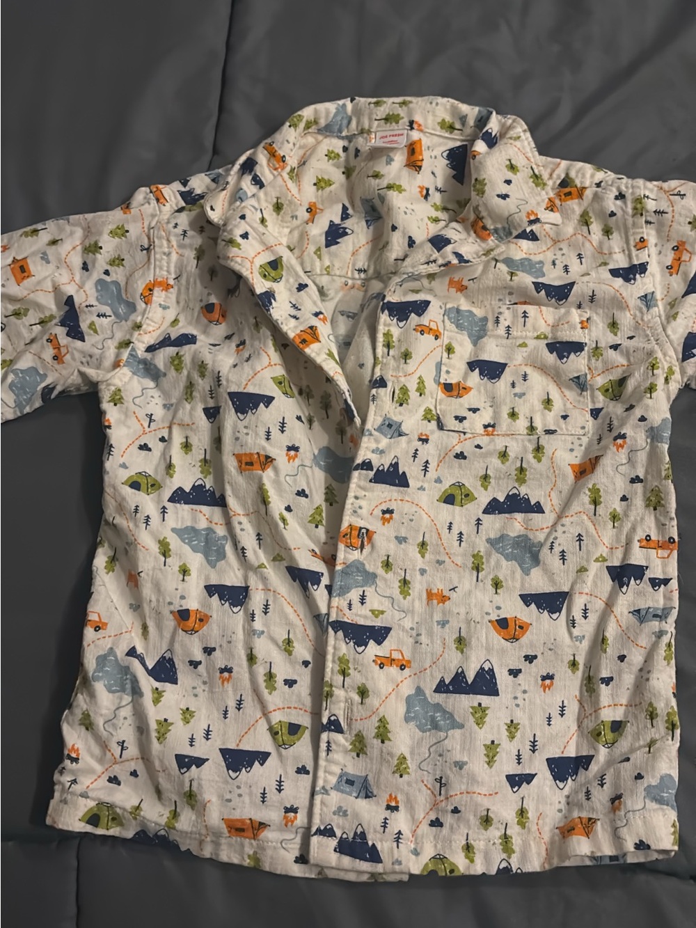 boys camping top